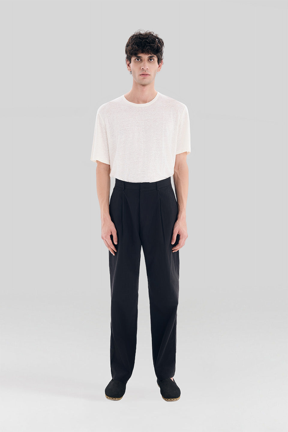 T 21 LINEN T-SHIRT MEN