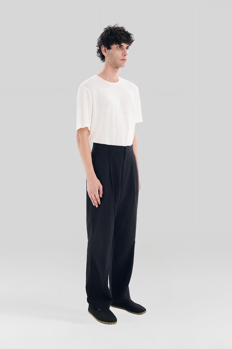 T 21 LINEN T-SHIRT MEN
